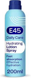 E45 Spray Moisturiser 200 ml - Daily Lotion Moisturiser Spray Dry Sensitive Skin - Picture 1 of 6