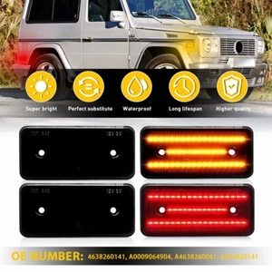 Rear Front LED Side Bumper Marker Set Light For 1999-2014 Mercedes-Benz G-Class - Picture 1 of 14