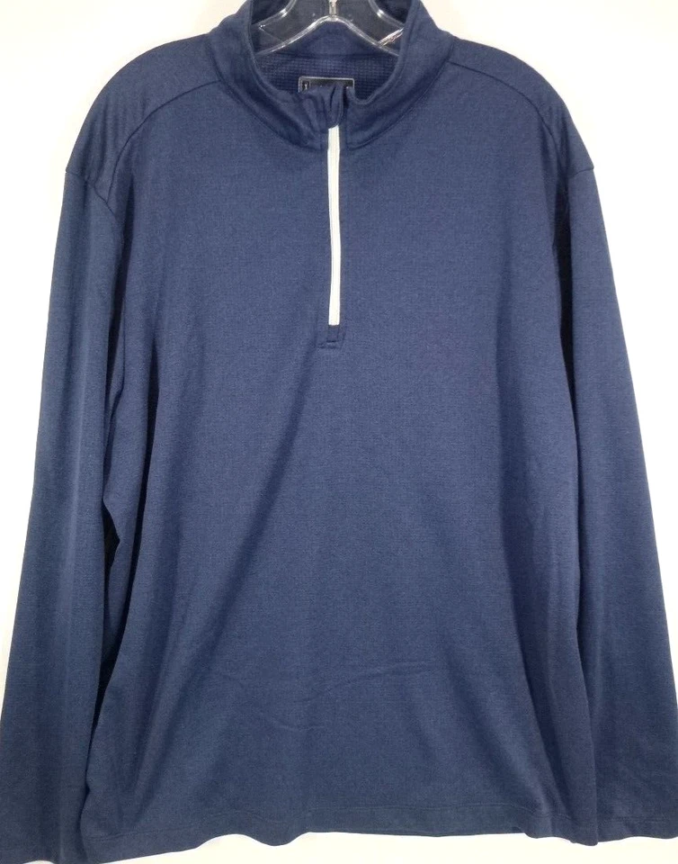 PGA Tour-Sudadera Pullover Performance Manga Larga Hombre-XL Extra Grande-Azul Foto 1 de 4