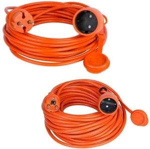 Verlängerungskabel Verlängerung Strom-Kabel Garten ORANGE 10 15 20 25 30 40 50 m - Bild 1 von 7