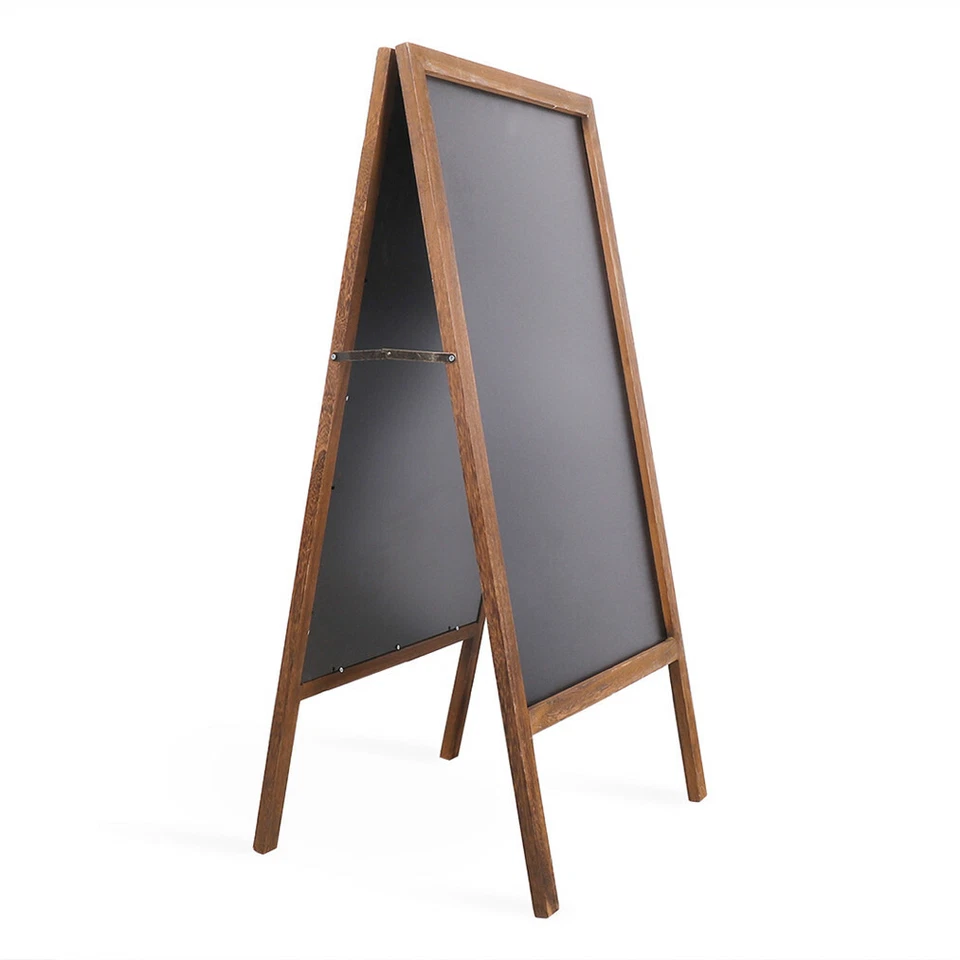 Magnetic Chalkboad Dual Side Sidewalk A Frame Sign Message Board Sandwich Board - Image 1 of 4