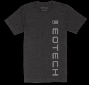 🌟 GENUINE EOTECH VERTICAL LOGO MEN'S BLACK T-SHIRT SIZE XL XXL SKU# EOT-10213 - Picture 1 of 1