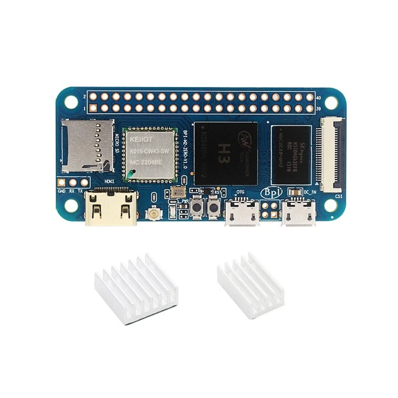 Banana Pi BPI-M2 Zero Development Board Quad-core 512MB H3 Onboard w/ Heat Sink - Image 1 of 4