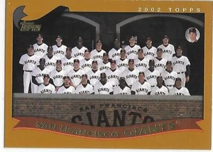 2002 Topps Baseball Team Picture San Francisco Giants - Picture 1 of 2