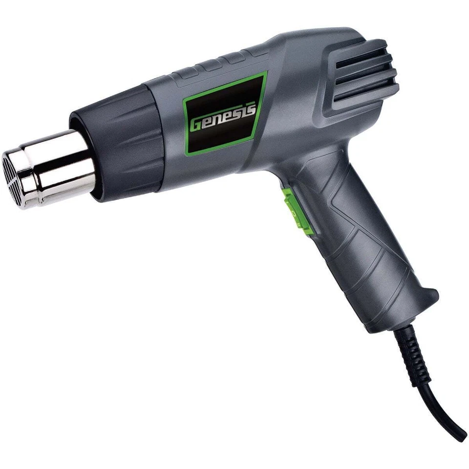 Genesis GHG1500A Dual-Temperature Heat Gun Kit 12.5Amp/120V/1500W