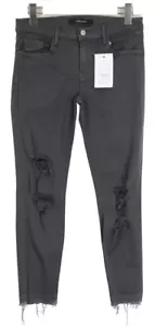 J Brand Cropped Demen Grey Jeans Damen W28 Niedrig Rise Zerrissen Distressed - Bild 1 von 11