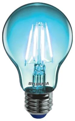 4W Toledo Retro Chroma Bulb, A60, E27, Blue, IP54 - 86308 - Image 1 of 2