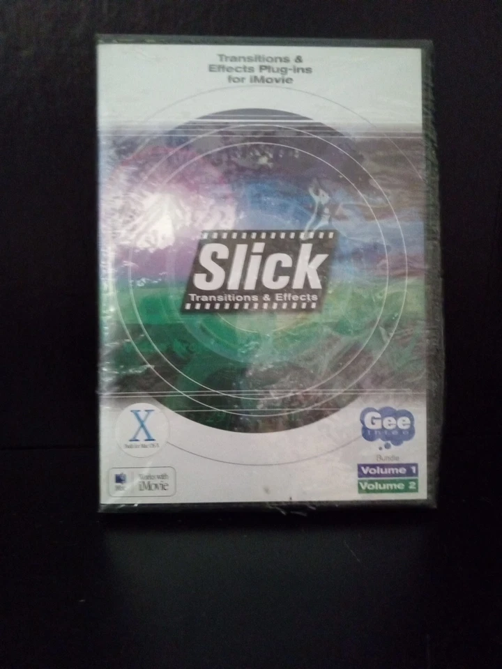GEE THREE SLICK TRANSITIONS & EFFECTS PLUG-INS FOR iMOVIE VOL. 1 & 2, MAC OS X - Image 1 of 2