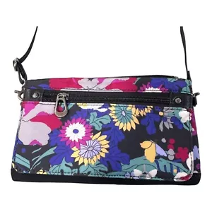 Sakroots Floral Pattern Crossbody Bag Small Purse Adjust Strap & Zipper Pocket - Picture 1 of 9