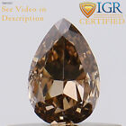 0.28 cts. CERTIFIED Pear Cut VS1 Intense Brown Color Loose Natural Diamond 29260