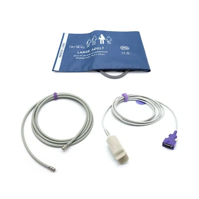Criticare Accessories Bundle - Cuff, Hose, SpO2 Nellcor Oximax - USA Located - image 1 of 4