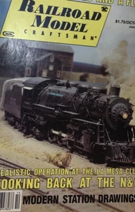 RAILROAD MODEL CRAFTSMAN MAGAZINE October 1983 Atlas Flat Car Fort Collin - Picture 1 of 10