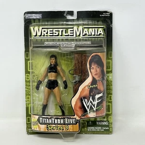 Chyna WWF 1999 Wrestle Mania TitanTron Live Series 3 Jakks Pacific Actionfigur - Bild 1 von 13