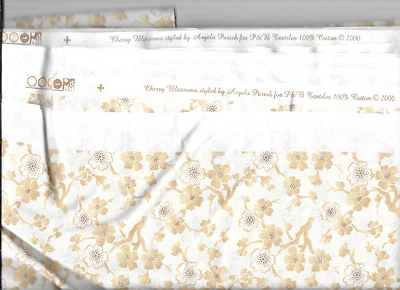 CHERRY BLOSSOMS BY ANGELA PARRISH FOR P&B TEXTILES,BY THE YARD. - Image 1 of 2