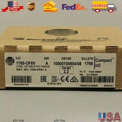 1PC New Sealed AB 1769-OF8V SER A CompactLogix 8 PT Output Module 1769OF8V - Image 1 of 2