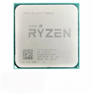 AMD Ryzen 7 1800X R7-1800X 3.6 GHz 14 nm 8-Core Socket AM4 CPU Processors- - Picture 1 of 1