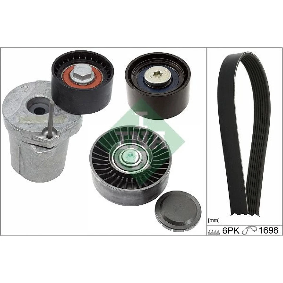 INA 529 0369 10 Keilrippenriemensatz für BMW 1 3 E91 E90 E92 E93 E81 E82 E88 - Bild 1 von 1