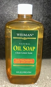 Jabón para muebles de madera Weiman vintage aroma a limón limpio 16 OZ usado - Imagen 1 de 7