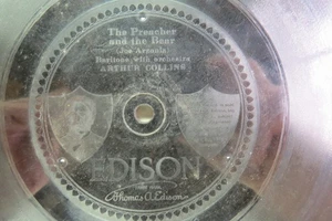 Arthur Collins - EDISON DIAMOND DISC - The Preacher And The Bear - Imagen 1 de 2