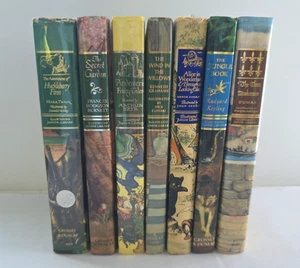 Lot of 8 ILLUSTRATED JUNIOR LIBRARY Edition Books Series Grosset & Dunlap - Foto 1 di 20