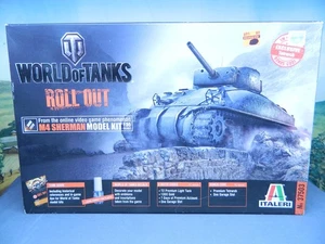 1/35 Kit Italeri No. 37503 WORLD of TANKS "ROLL OUT" M4 SHERMAN TANK - Picture 1 of 3