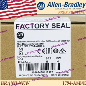 Nuevo en caja AB 1794ASB serE Flex adaptador de E/S remoto envío gratuito 1794-ASB/E Stock en EE. UU. - Imagen 1 de 14