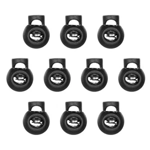 10 PCS Cord Locks Plastic Spring Cord Locks Single Hole Toggle Drawstring Cli... - Picture 1 of 7