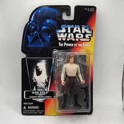 Figura de acción Kenner vintage Star Wars Power of the Force Han Solo en carbonita Foto 1 de 4