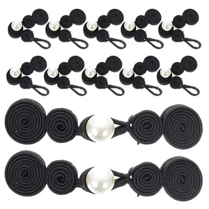 12 Pairs Chinese Knot Button Knots Frog Buttons Closure Cheongsam - Picture 1 of 17