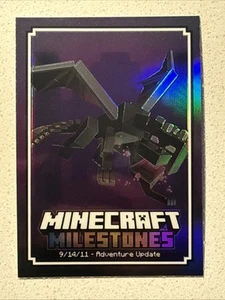 2024 Panini Minecraft Milestones Ender Dragon SSP Ultra Rare Case Hit #1 - Picture 1 of 2
