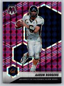 Aaron Rodgers 2022 Panini Mosaic Draft Picks Purple /49 #43 Cal Golden Bears - Picture 1 of 2