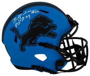 Billy Sims Signed Lions RAVE Riddell Full Size Replica Helmet w/ROY - (SS COA) - Picture 1 of 1