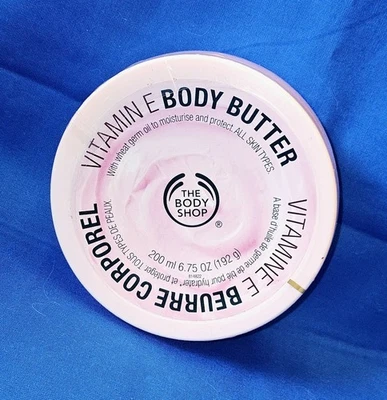 The Body Shop VITAMIN E Butter Original Cream Lotion NEW Discontinued HTF Rare - Image 1 of 4