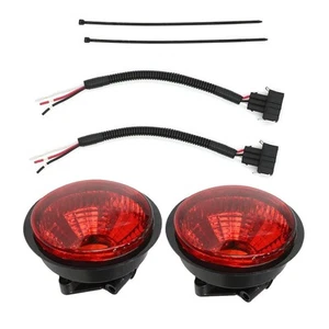 2pcs Tail Light Lens & Wiring Harness Plug Fit For Can-Am Outlander Maverick top - Picture 1 of 4