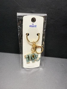 Elephant Rhinestone Bling Keychain/Car Fashion Crystal Handbag Purse Charm - Picture 1 of 2