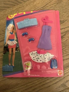 Mattel Skipper Barbies Sister Trendy Teen Fashion 774 NIP Purple Dress Polkadot - Picture 1 of 7