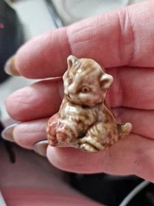 Wade Whimsie Whimsy Kitten Figurine Set 1 1971 Very Good Condition - Picture 1 of 3