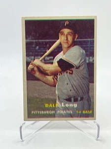 1957 TOPPS DALE LONG #3 PITTSBURGH PIRATES VINTAGE SET BREAK - Picture 1 of 2