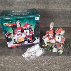 Lemax Coventry Cove Lighted Christmas Village Green Summit School House - Picture 1 of 21