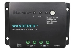 Renogy 30A Solarladeregler 12V Batterie Wanderer PWM Regler Li AGM Gel - Bild 1 von 7
