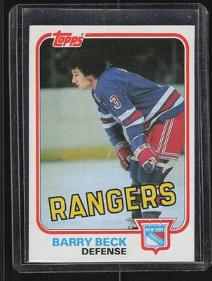 1981-82 Topps #3 Barry Beck Card TCCCX - Image 1 of 2