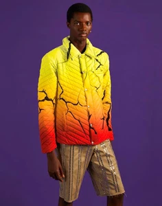 GUCCI VAULT X HOUSE OF ERROR - 2023 Cracked Glass Jacket, Size XL - Bild 1 von 6