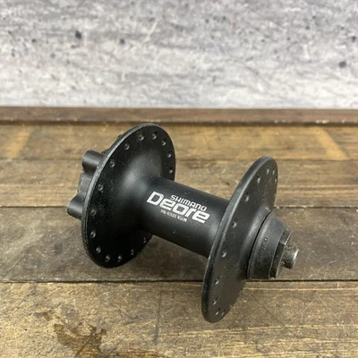 Shimano Deore HB-M525 Front Hub 100mm QR 6-Bolt Disc Brake Black 9mm VIA-M MTB - Image 1 of 4