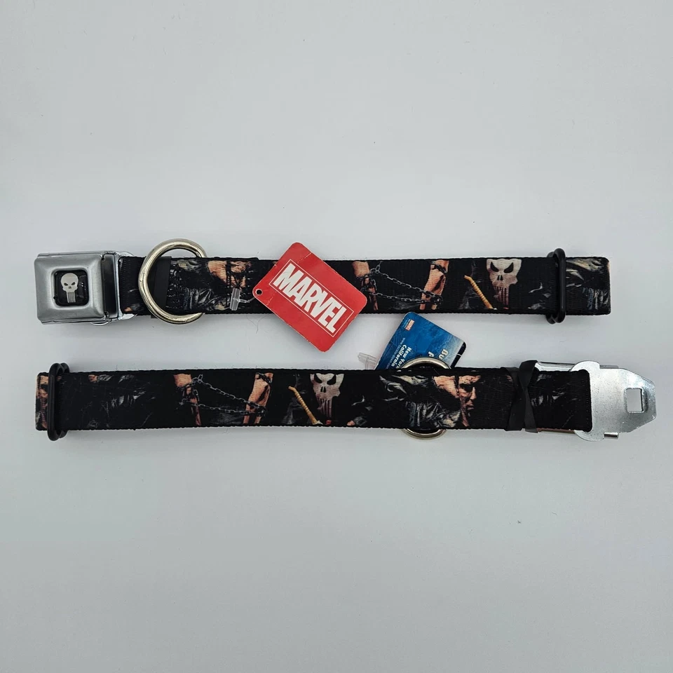Hebilla Abajo Marvel The Punisher Cinturón de Seguridad de Coche Hebilla Collar de Perro Foto 1 de 2