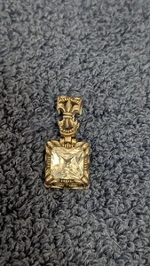Vintage Silpada Sterlingsilber quadratisch CZ Fleur de Lis UPTOWN Anhänger S0979 - Bild 1 von 7