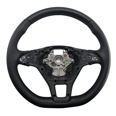 VW Golf 7 5G Passat 3G DSG Schaltwippen Leder Lenkrad schwarze Naht neu bezogen - Bild 1 von 4