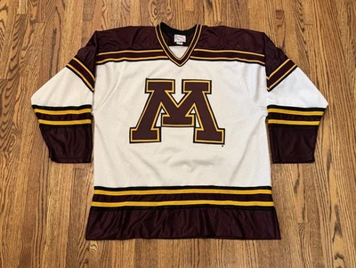 Minnesota Golden Gophers Vintage 90s Koronis KSA WCHA NCAA College Hockey Jersey - Image 1 of 4