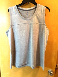 Women's XL Athletic Works Gray Scoop Neck Pre Owned Tank Top XL 16-18 - Picture 1 of 4