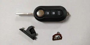 Funda Llave Completo Negro Fiat Doblo Ducato 500 Panda 2012 Nuevo Modelo - Imagen 1 de 1