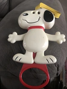 Juguete de cuna/tirón chirriante Snoopy 1958 raro vintage - Imagen 1 de 4